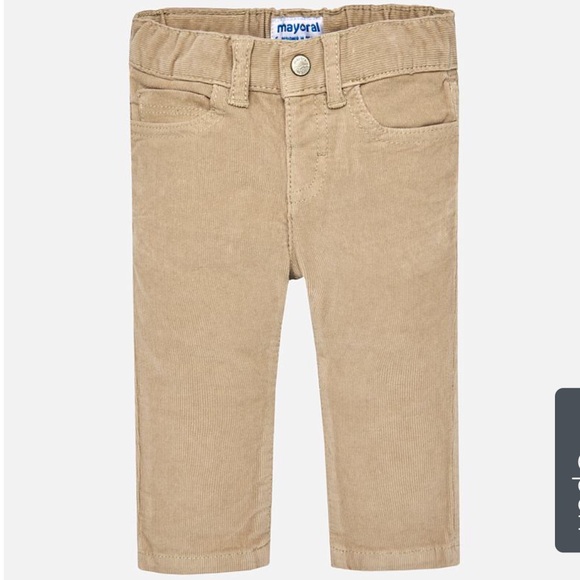 Mayoral Beige Baby Boy Corduroy Pants - Picture 5 of 7